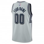 Orlando Magic Trikot Benutzerdefinierte Nike 2024-25 City Edition Grau Swingman - Herren